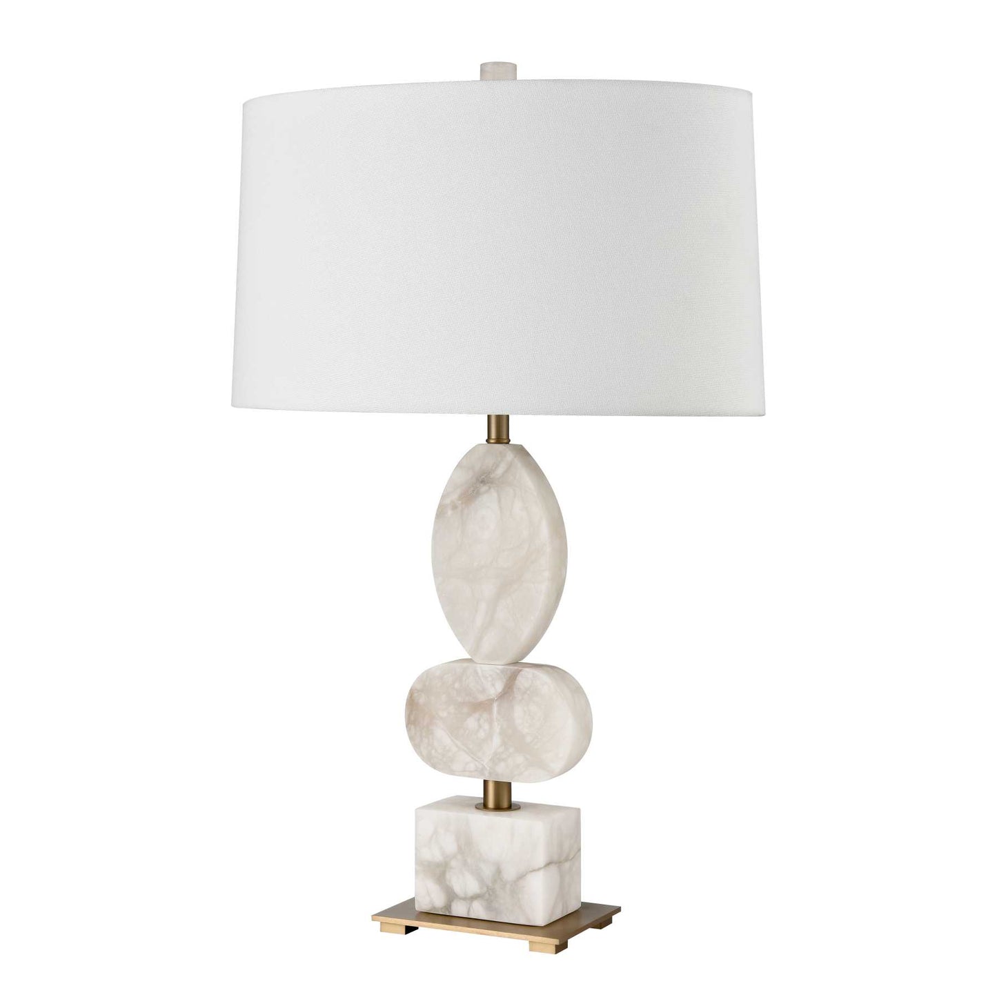 Calmness 30'' High 1-Light Table Lamp - White By ELK |Table Lamps |Modishstore - 3