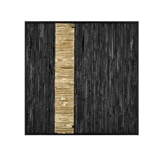 Stripe Wood Dimensional Wall Art - Black By ELK |Wall Art |Modishstore 