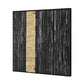 Stripe Wood Dimensional Wall Art - Black By ELK |Wall Art |Modishstore - 2