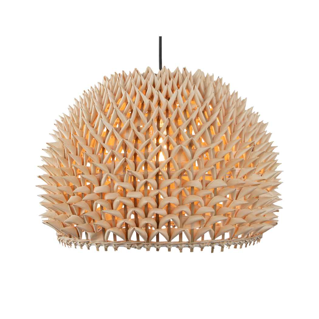 Durian 14'' Wide 1-Light Pendant - Natural By ELK |Pendant Lamps |Modishstore - 4