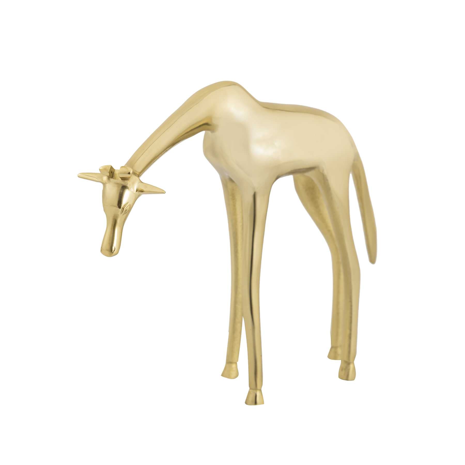 Brass Giraffe Sculpture - Small By ELK |Sculptures |Modishstore 