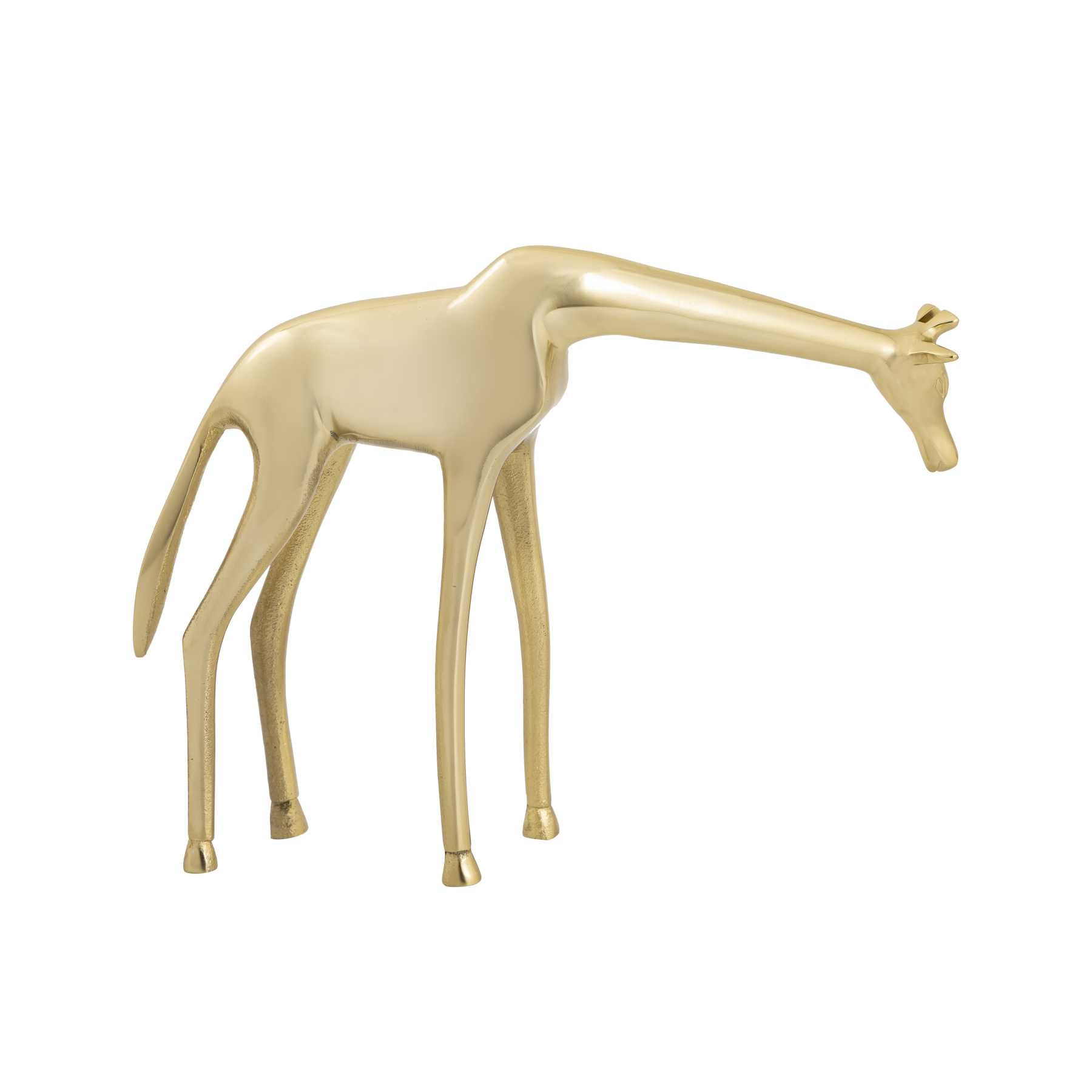 Brass Giraffe Sculpture - Small By ELK |Sculptures |Modishstore - 3