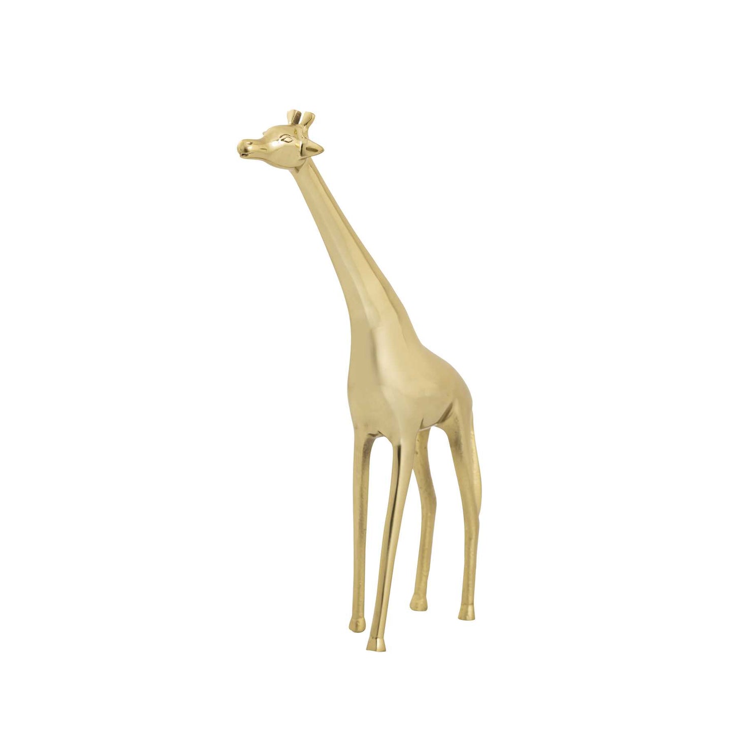 Brass Giraffe Sculpture - Large By ELK |Ornaments |Modishstore - 2