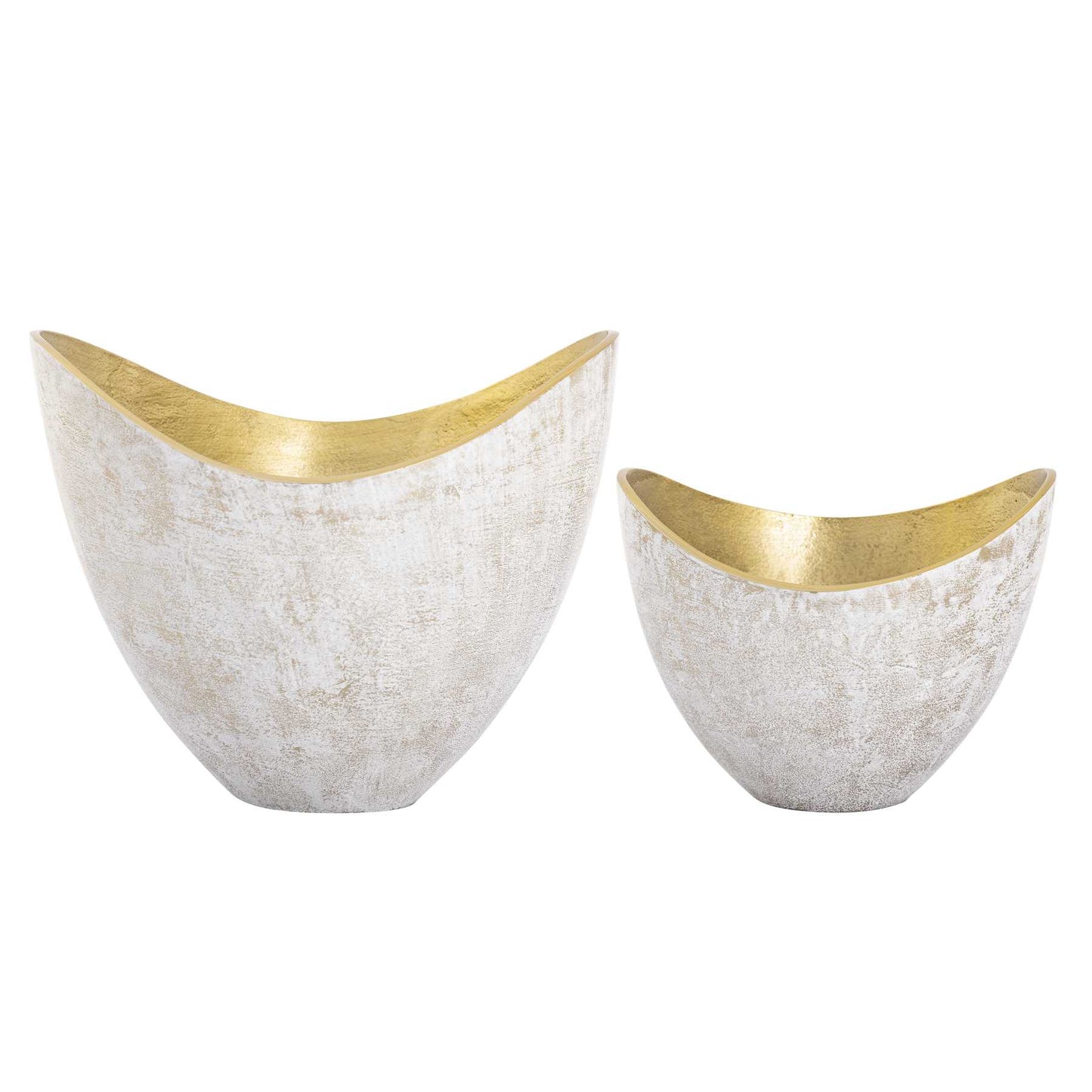 Hansen Bowls - Set Of 2 White By ELK |Decorative Bowls |Modishstore 