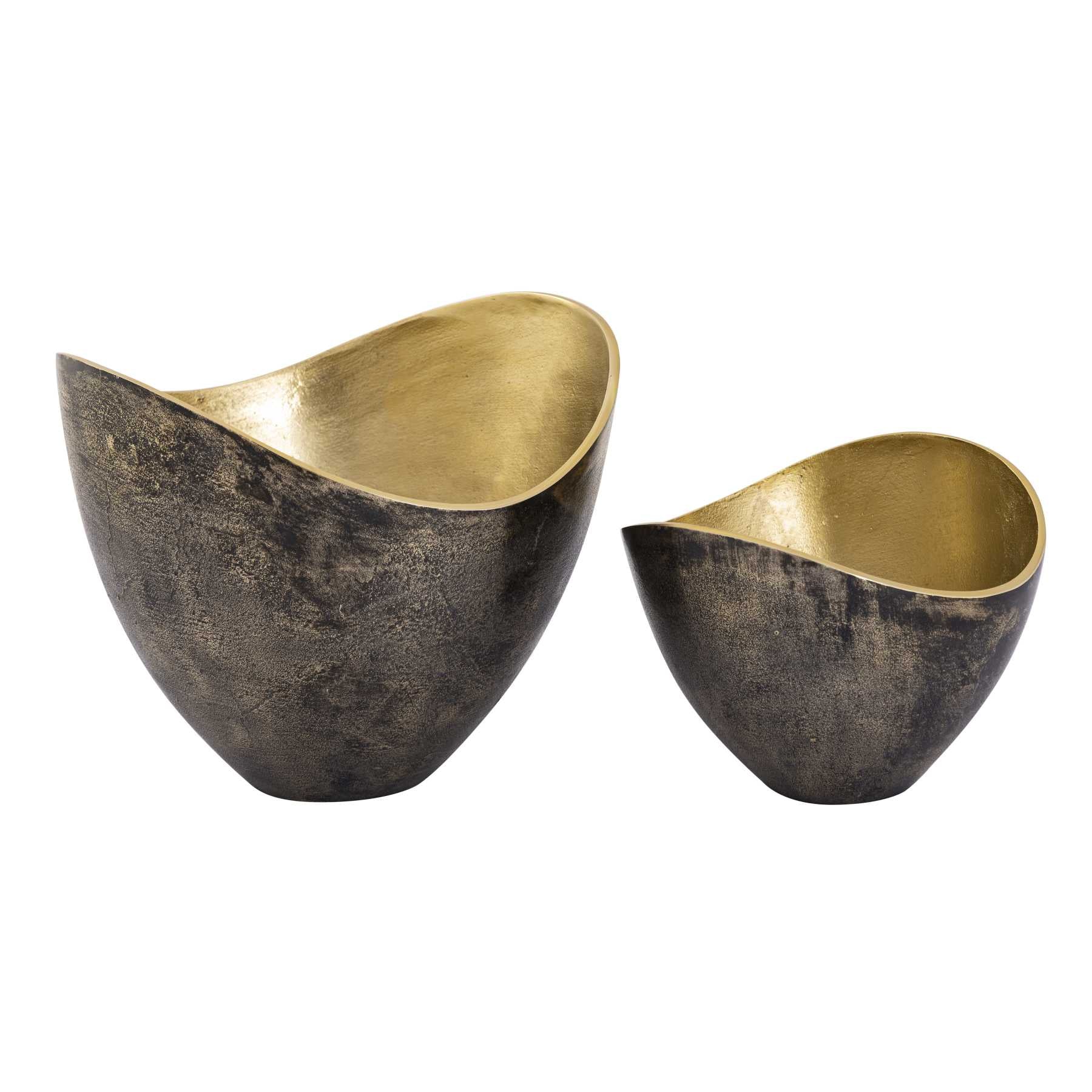 Hansen Bowls - Set Of 2 Black By ELK |Decorative Bowls |Modishstore - 2