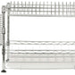 Safavieh Darina Adjustable Chrome Wire Dish Rack (17.7 In. W X 9.8 In. D X 11.8 In. H) - Chrome | Shelves & Shelving Units | Modishstore