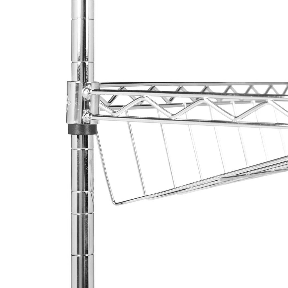Safavieh Lidia Chrome Wire Adjustable Shoe Rack (29.5 In. W X 9.8 In. D X 33.5 In. H) - Chrome | Shelves & Shelving Units | Modishstore - 2