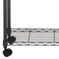 Safavieh Giorgio Chrome Wire Dble Rod Clothes Rack (35.4 In. W X 13.8 In. D X 66.9 In. H) - Chrome | Shelves & Shelving Units | Modishstore - 3