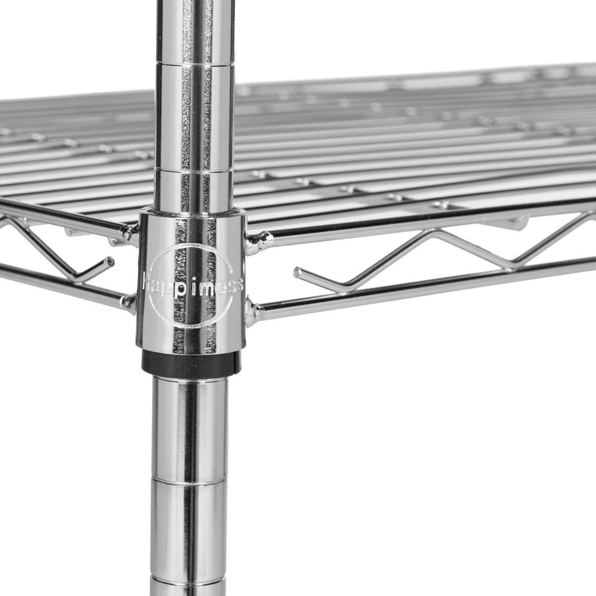 Safavieh Sierra Mini 3 Tier Chrome Wire Shelve (23 In. W X 13 In. D X 35 In. H) - Chrome | Shelves & Shelving Units | Modishstore - 3