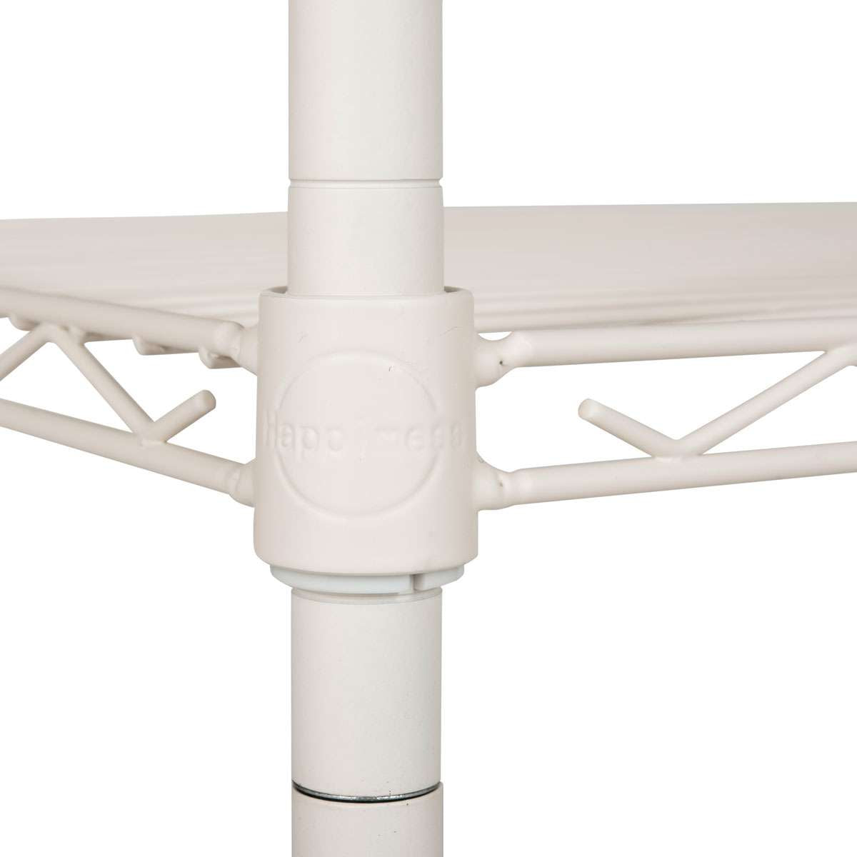 Safavieh Sierra Mini 3 Tier Chrome Wire Shelve (23 In. W X 13 In. D X 35 In. H) - Ivory | Shelves & Shelving Units | Modishstore - 3