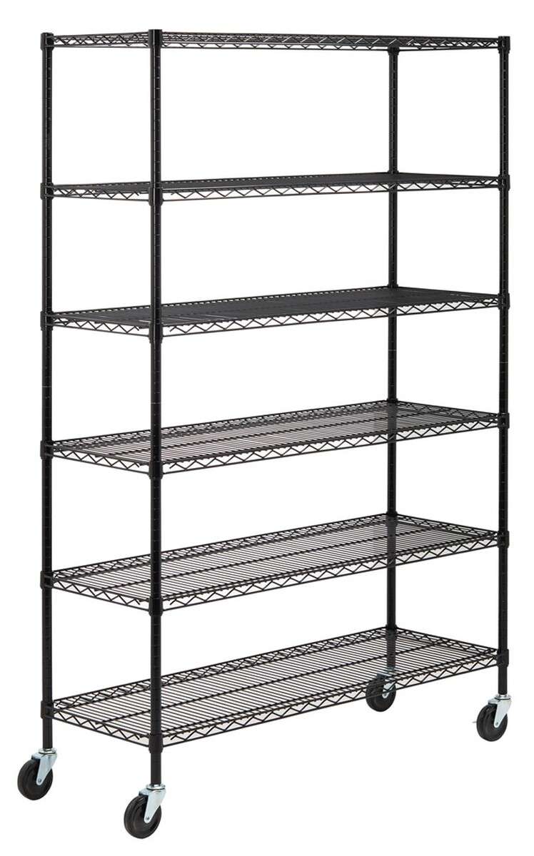 Safavieh Juliet 6 Tier Heavy Duty Shelve - Black | Shelves & Shelving Units | Modishstore - 2