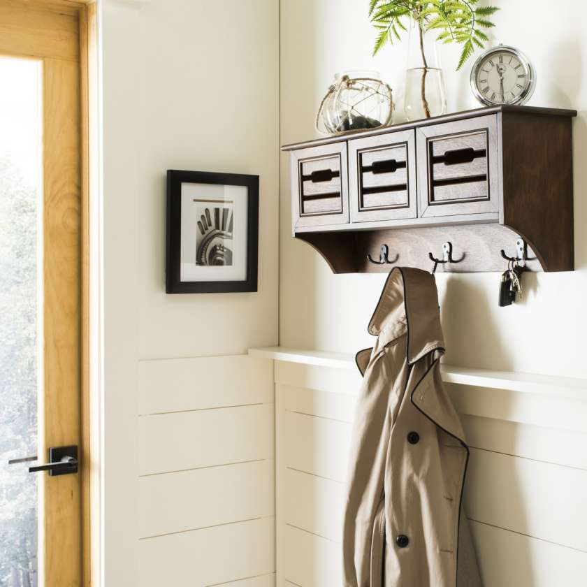 Safavieh Leon Hanging 3 Drawer Wall Rack | Wall Shelf | Modishstore - 2