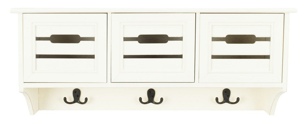Safavieh Leon Hanging 3 Drawer Wall Rack | Wall Shelf | Modishstore - 8