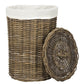 Safavieh Millen Rattan Round Set Of 2 Laundry Baskets | Bins, Baskets & Buckets | Modishstore - 1