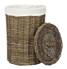 Safavieh Millen Rattan Round Set Of 2 Laundry Baskets