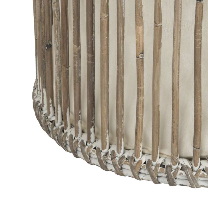 Safavieh Libby Rattan Storage Hamper With Liner | Bins, Baskets & Buckets | Modishstore - 7