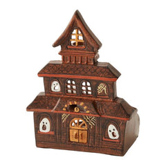 Haunted House Candleholder By Accent Decor