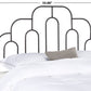 Safavieh Paloma Metal Retro Headboard Full Size - Black | Headboards | Modishstore - 3
