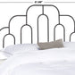 Safavieh Paloma Metal Retro Headboard Queen Size - Black | Headboards | Modishstore - 3