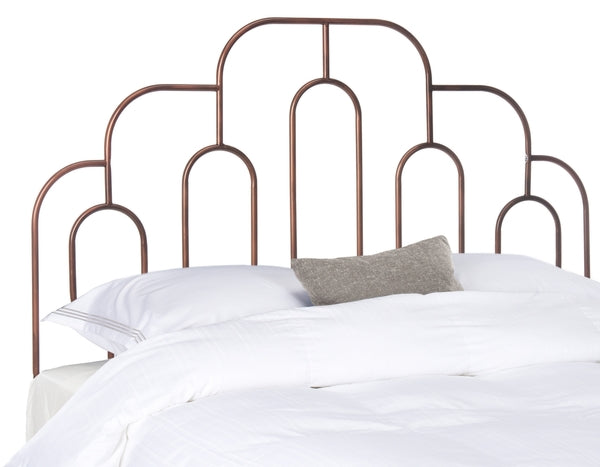 Safavieh Paloma Metal Retro Headboard Full Size - Antique Bronze | Headboards | Modishstore - 3