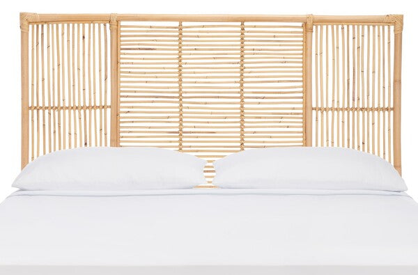 Safavieh Falyn Rectangle Headboard Queen Size - Natural | Headboards | Modishstore - 2
