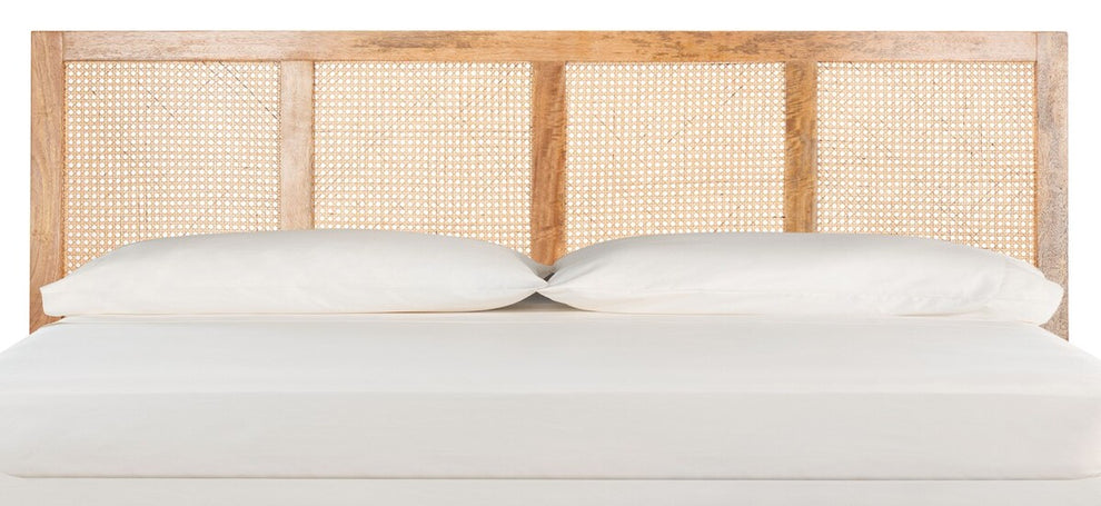 Safavieh Vienna Cane Headboard King Size - Natural | Headboards | Modishstore - 2