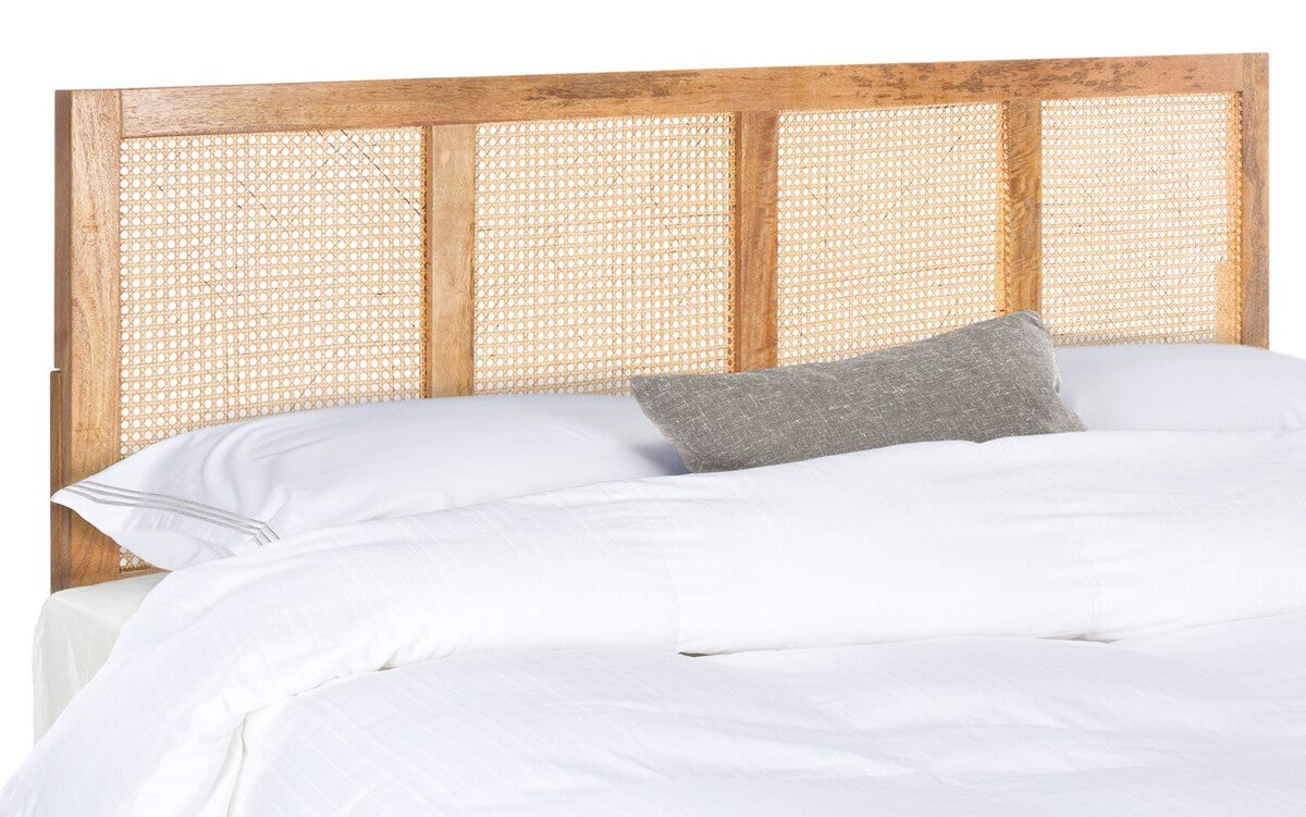 Safavieh Vienna Cane Headboard King Size - Natural | Headboards | Modishstore - 3