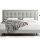 Modrest Hera Modern Grey Leatherette Bed-2