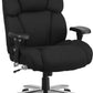 Flash Furniture GO-2149-GG Hercules Series Big & Tall, Black Fabric Executive Swivel Chair with Lumbar Knob | Office Chairs | Modishstore