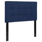 Bedford Tufted Upholstered Twin Size Headboard In Navy Fabric By Flash Furniture | Headboards | Modishstore - 3