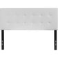 Lennox Tufted Upholstered Full Size Headboard In White Vinyl By Flash Furniture | Headboards | Modishstore - 2