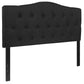 Cambridge Tufted Upholstered Full Size Headboard In Black Fabric By Flash Furniture | Headboards | Modishstore - 3