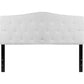 Cambridge Tufted Upholstered Queen Size Headboard In White Fabric By Flash Furniture | Headboards | Modishstore - 3