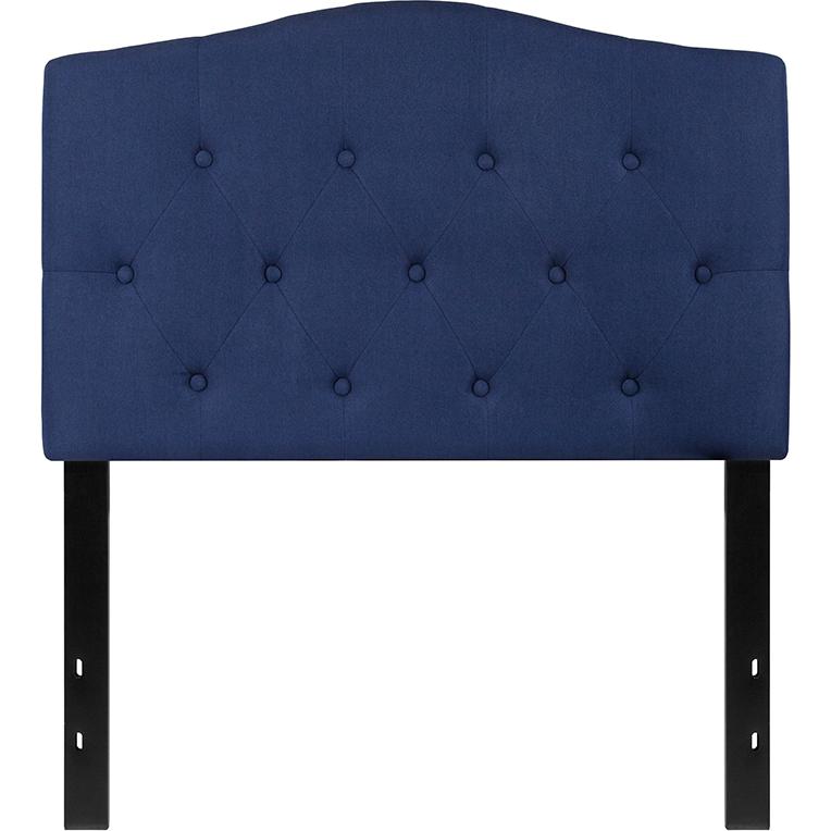 Cambridge Tufted Upholstered Twin Size Headboard In Navy Fabric By Flash Furniture | Headboards | Modishstore - 2