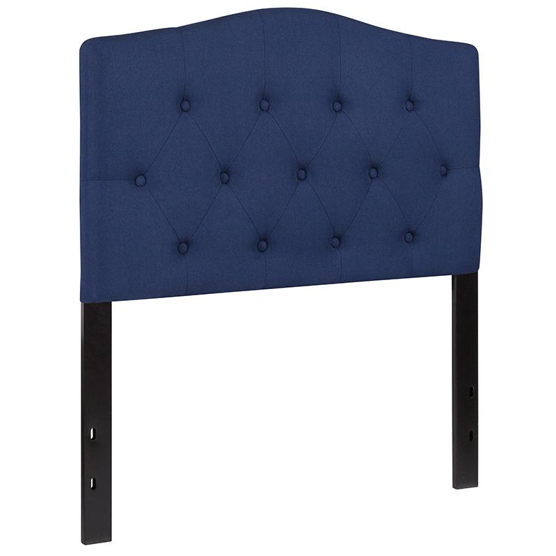 Cambridge Tufted Upholstered Twin Size Headboard In Navy Fabric By Flash Furniture | Headboards | Modishstore - 3