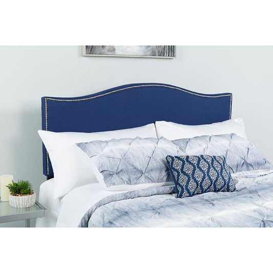 Cambridge Tufted Upholstered Twin Size Headboard In Navy Fabric By Flash Furniture | Headboards | Modishstore - 1