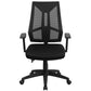 High Back Black Mesh Multifunction Swivel Ergonomic Task Office Chair With Adjustable Arms By Flash Furniture | Office Chairs | Modishstore - 4