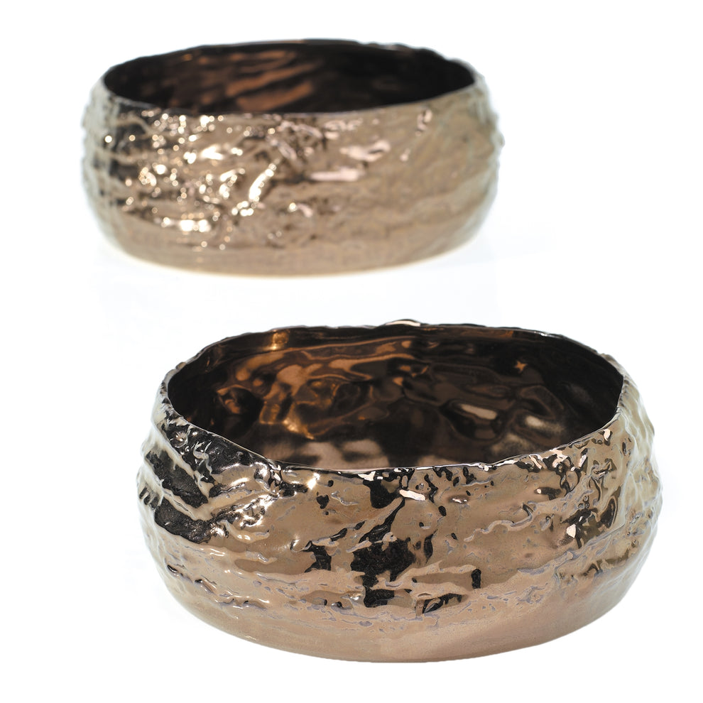 Hollywood Bowl Floral Arrangements Set Of 4 By Accent Decor | Planters, Troughs & Cachepots | Modishstore - 4