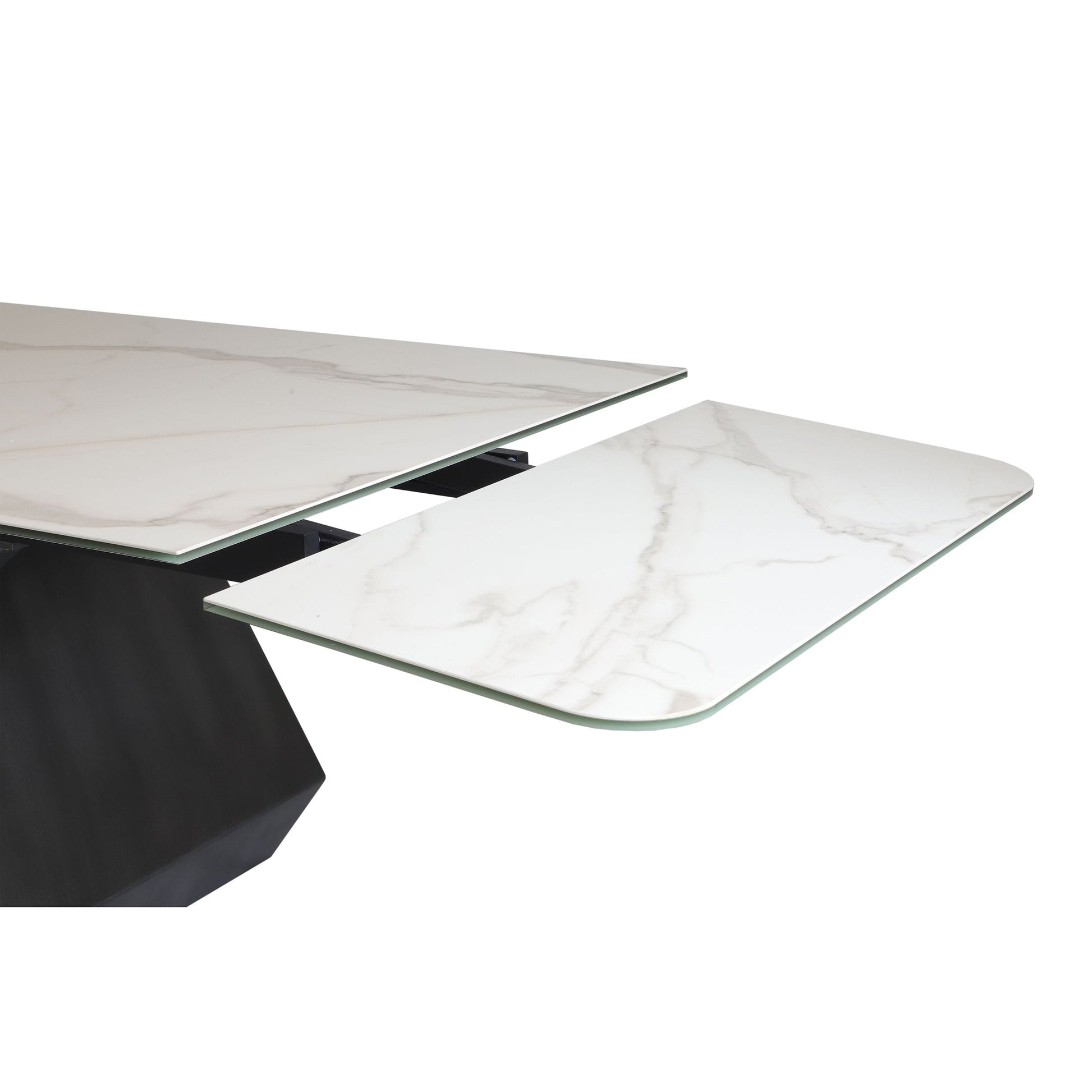 Modrest Howell - Modern White Ceramic Extendable Dining Table | Dining Tables | Modishstore - 3