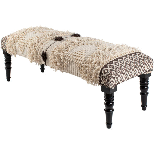 Surya Upholstered Bench - HRM-001 | Stools & Benches | Modishstore-2