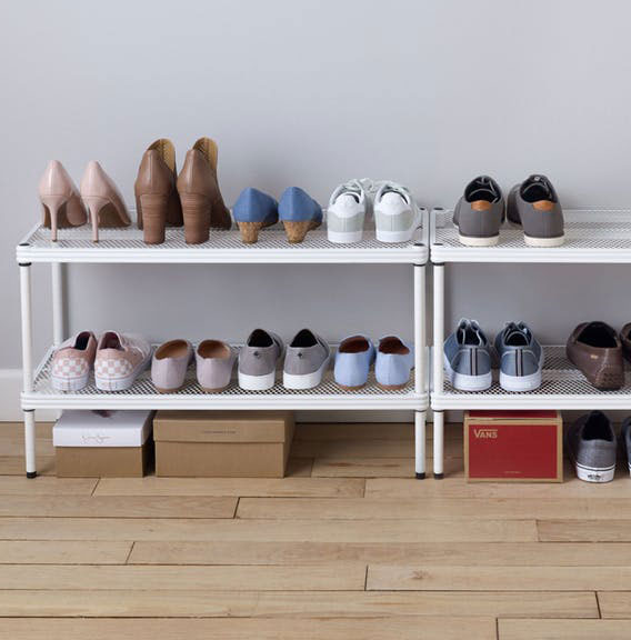 MeshWorks Shoe Shelf by Texture Designideas | Shelves & Shelving Units | Modishstore-6