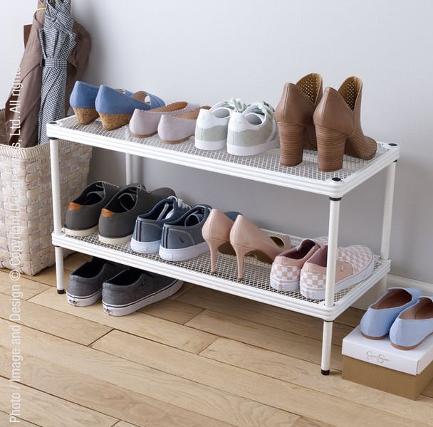 MeshWorks Shoe Shelf by Texture Designideas | Shelves & Shelving Units | Modishstore-7