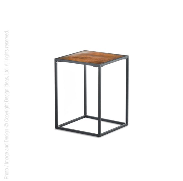 Pietra Side Table Copper/Brass By Texture Designideas | Side Tables | Modishstore-6