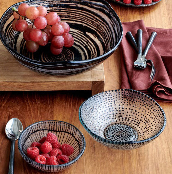 Vidra Bowl-Rings (Set of 4) by Texture Designideas | Decorative Bowls | Modishstore-6
