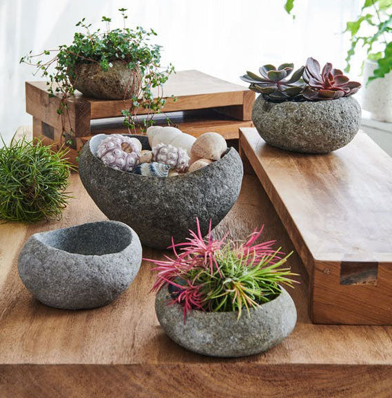 Stoneshard Bowl by Texture Designideas | Decorative Bowls | Modishstore-4