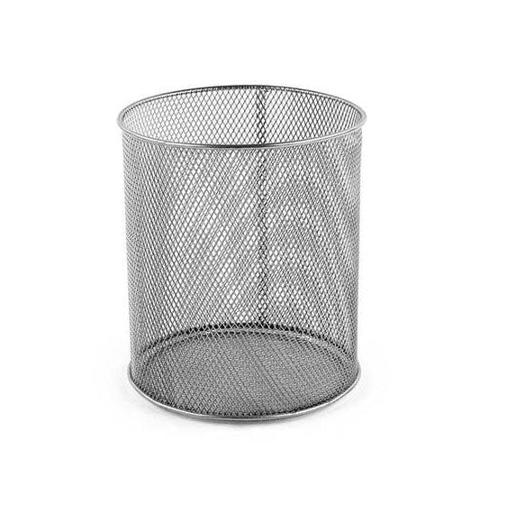 Utensil Cup-Mesh-Silver (Set of 6) by Texture Designideas | Kitchen Accessories | Modishstore-2