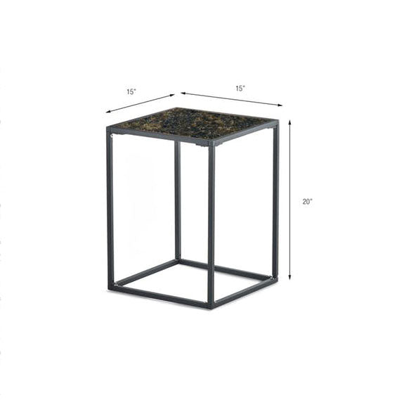 Pietra™ Side Table (Small: Crushed Glass) By Texture Designideas | Side Tables | Modishstore-4