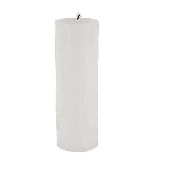 Pillar-3 x 9-White/Yellow Set of 6 by Texture Designideas | Candles | Modishstore-2