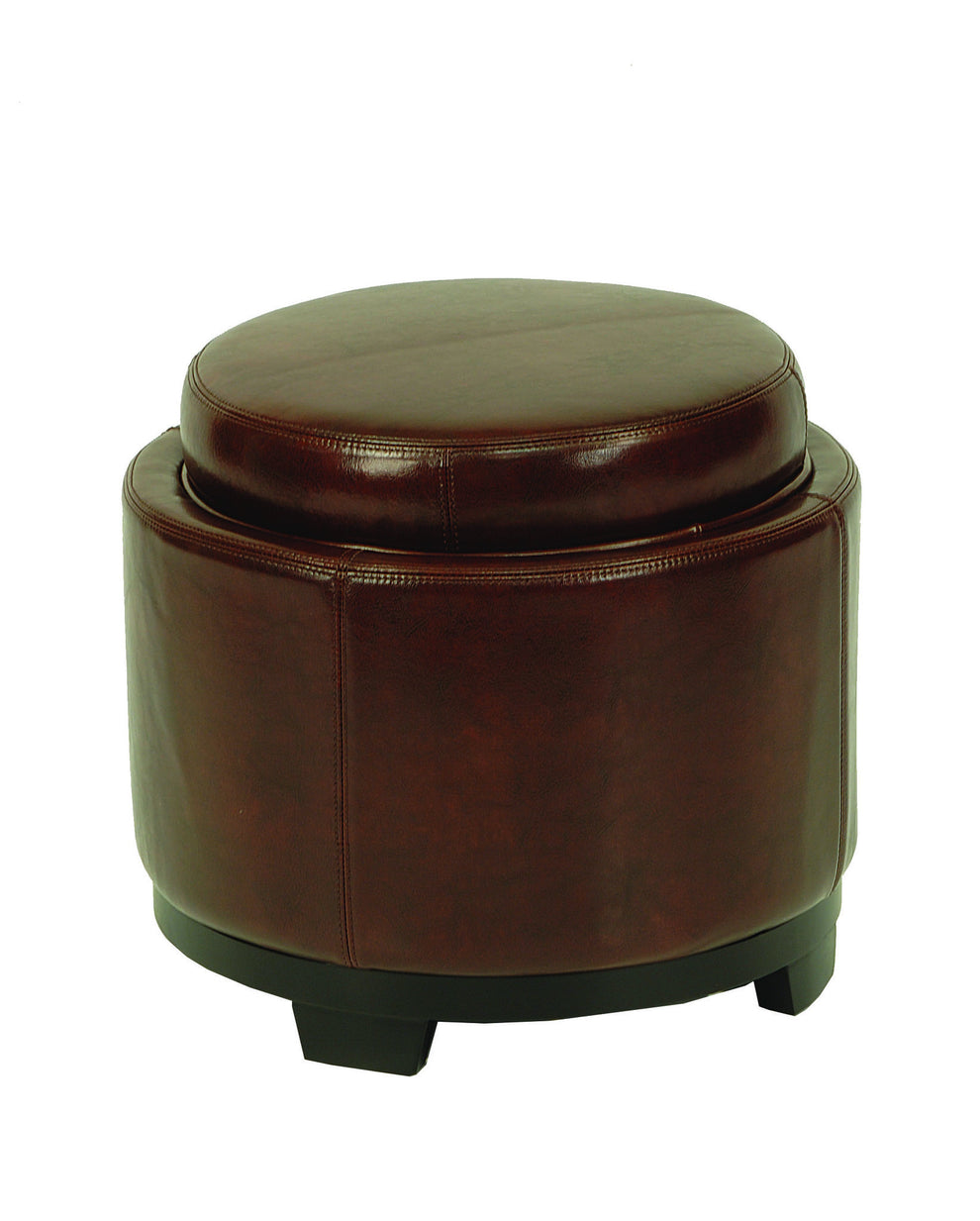 Safavieh Round Storage Tray Ottoman | Ottomans | Modishstore - 32