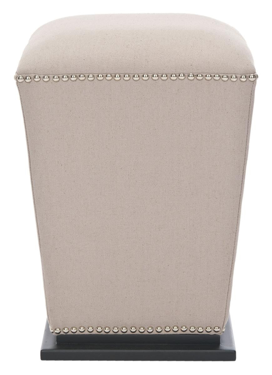 Safavieh Mason Ottoman Beige Fabric (Set Of 2) | Ottomans | Modishstore - 2